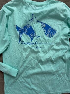 Long-Sleeve Crew Tee - Mint